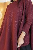 Celeste Tulle Tunic Burgundy